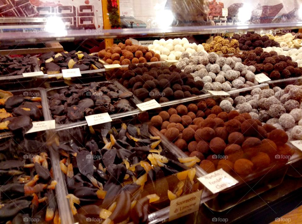 Chocolate cookies and sweets