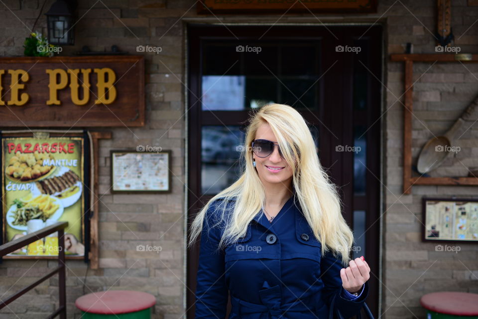 Portrait of a beautiful smiling woman