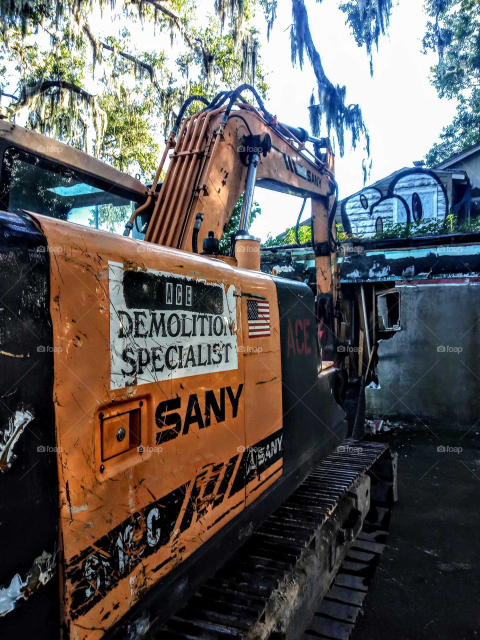 Demolition Crane