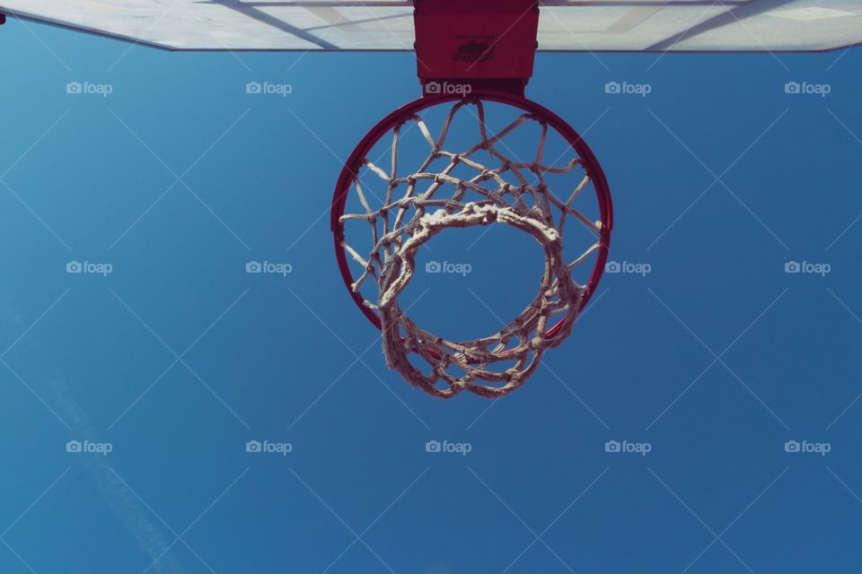 Moody basketball hoop 
