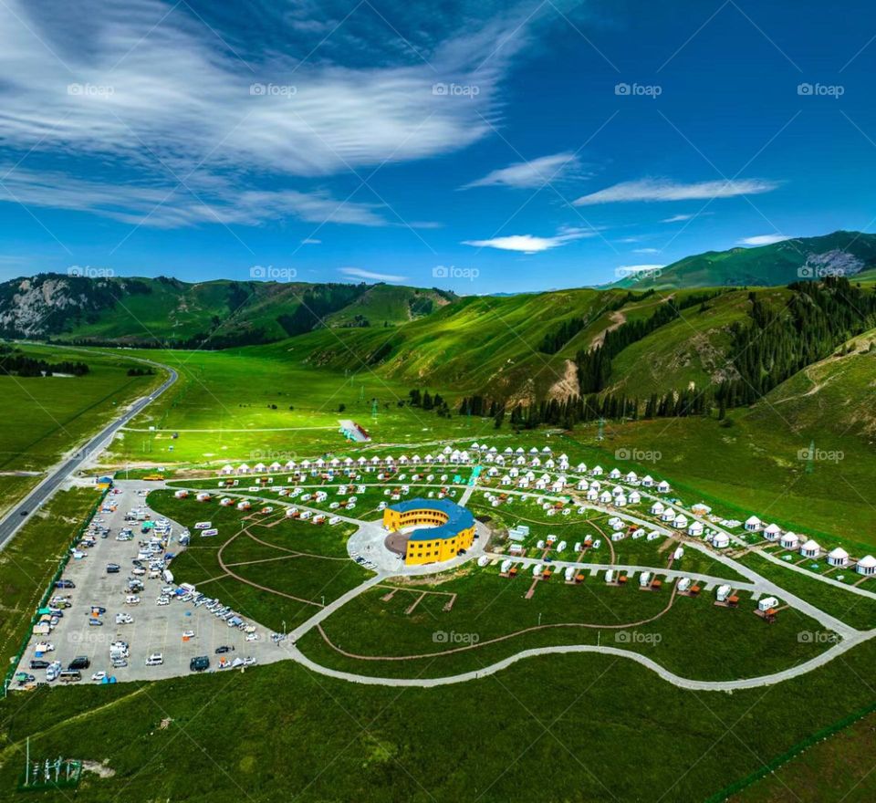 Beautiful scenery here - Yili  Hundred Mile Gallery. Tangbula Xinjiang China.