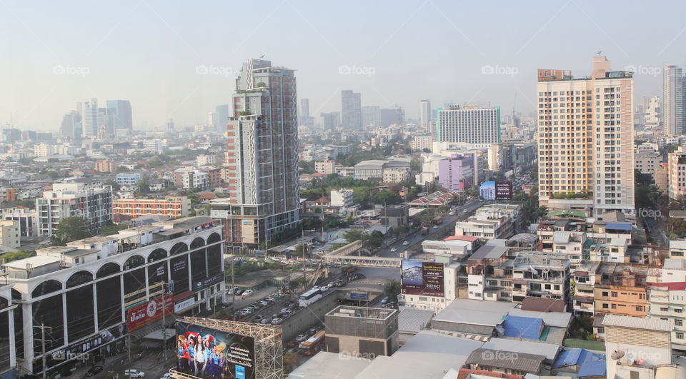 high view of Bangkok