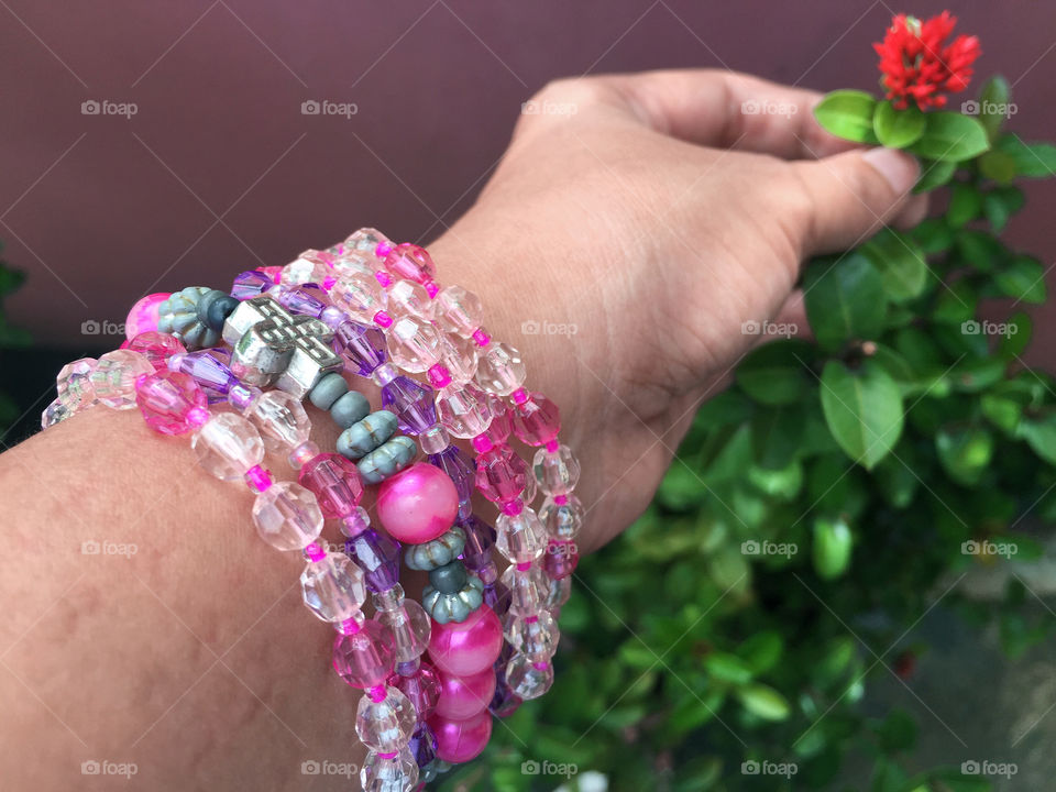 Homemade bracelets