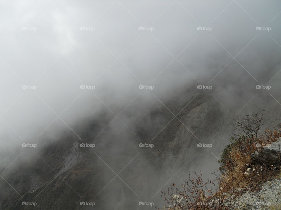 Mist Covered Mountains