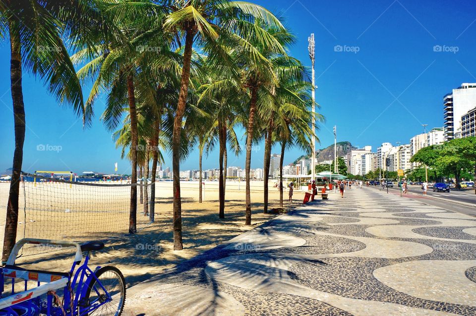 Copacabana beach, Rio de Janeiro Brazil