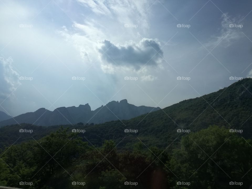 Light through the cloud