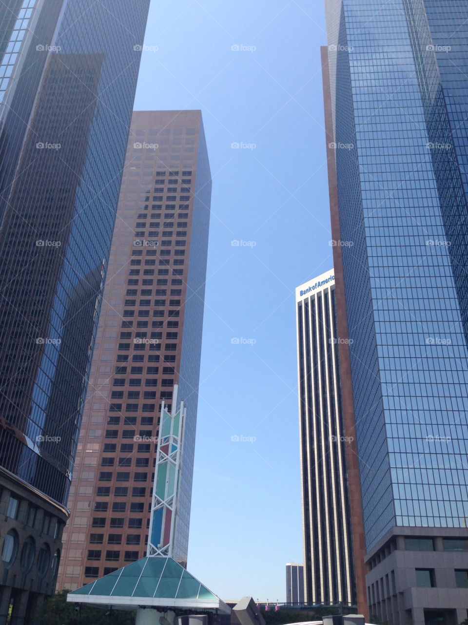 Skyscrapers in Los Angeles. Skyscrapers in Los Angeles
