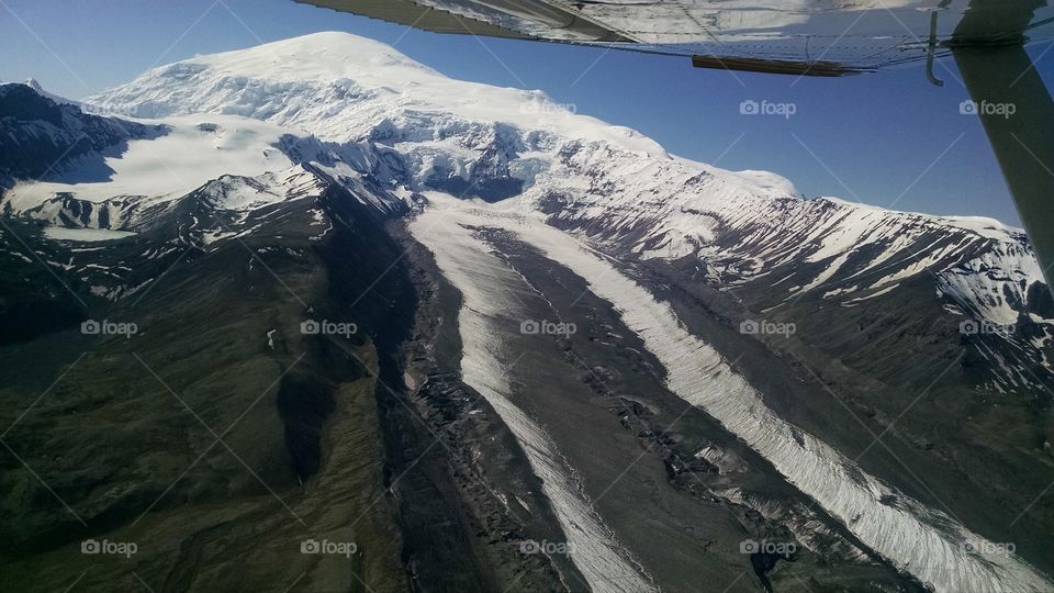 Glaciers of Mt.Sanford