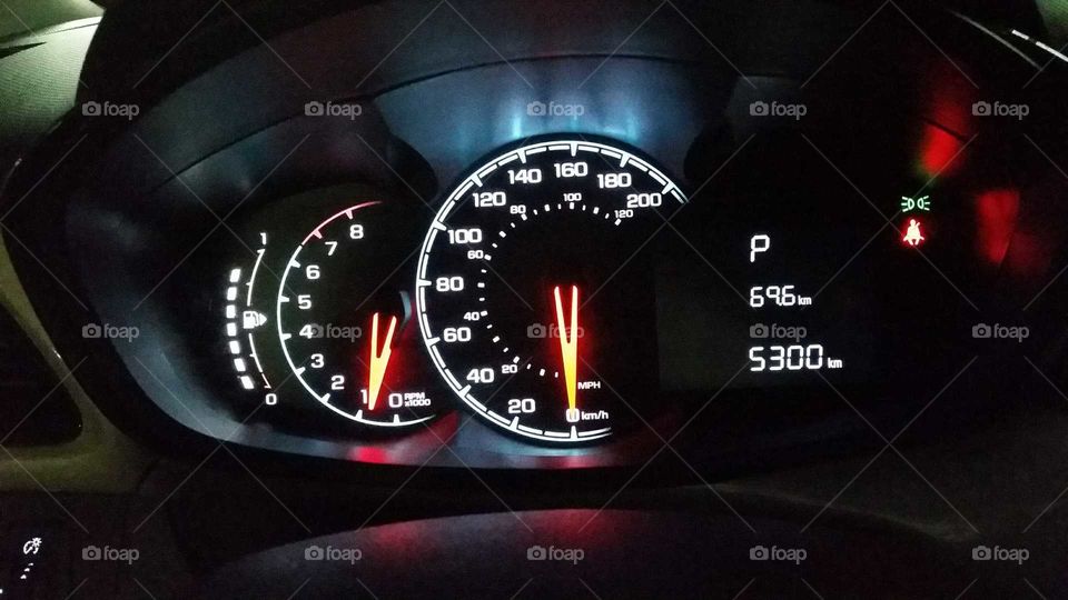 Dashboard Speedometer Odometer