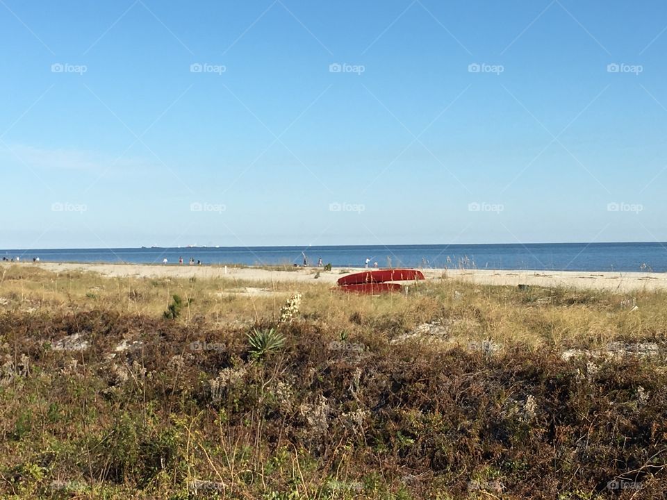 The Beach in the Winter
