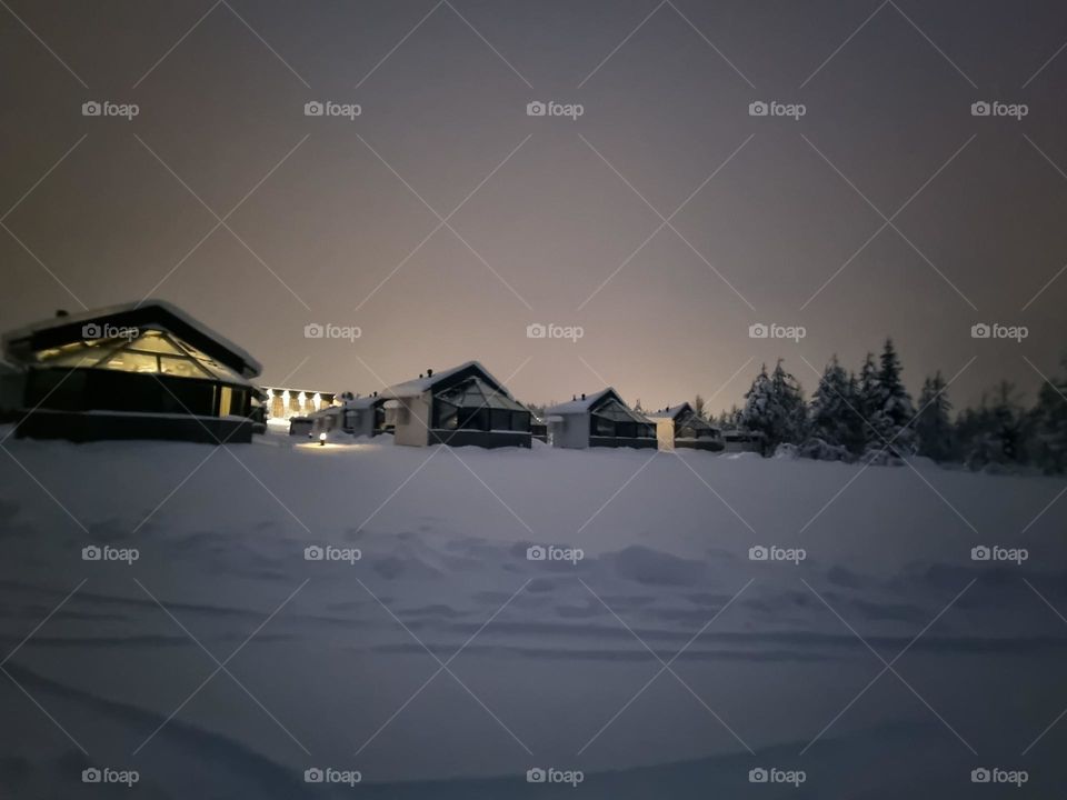 santas igloo arctic circle