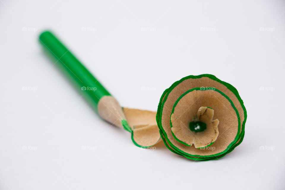 green pencil chip