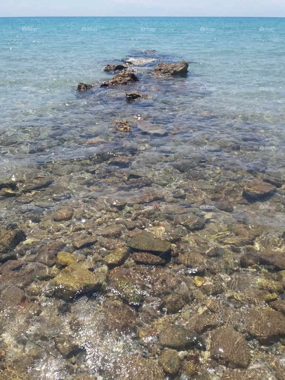 rocks on the sea