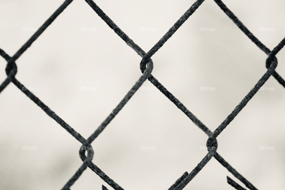 Monochromatic Chain Link Fence 