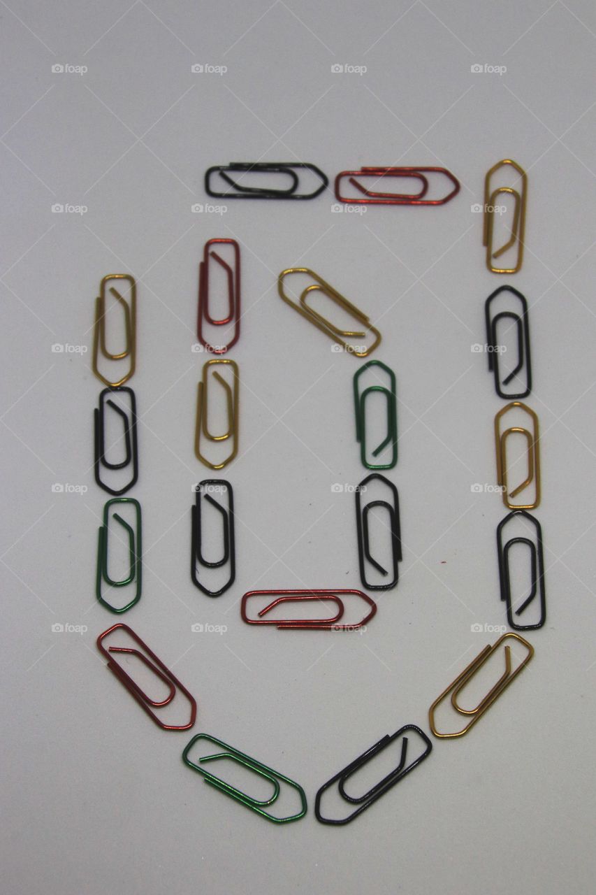 Colored paper clips