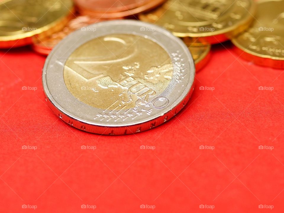 Euro coins