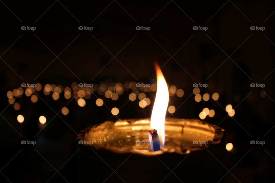 Candles Spiritual Religious background