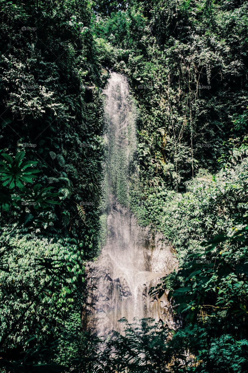 Waterfall in Bali, Indonesia 