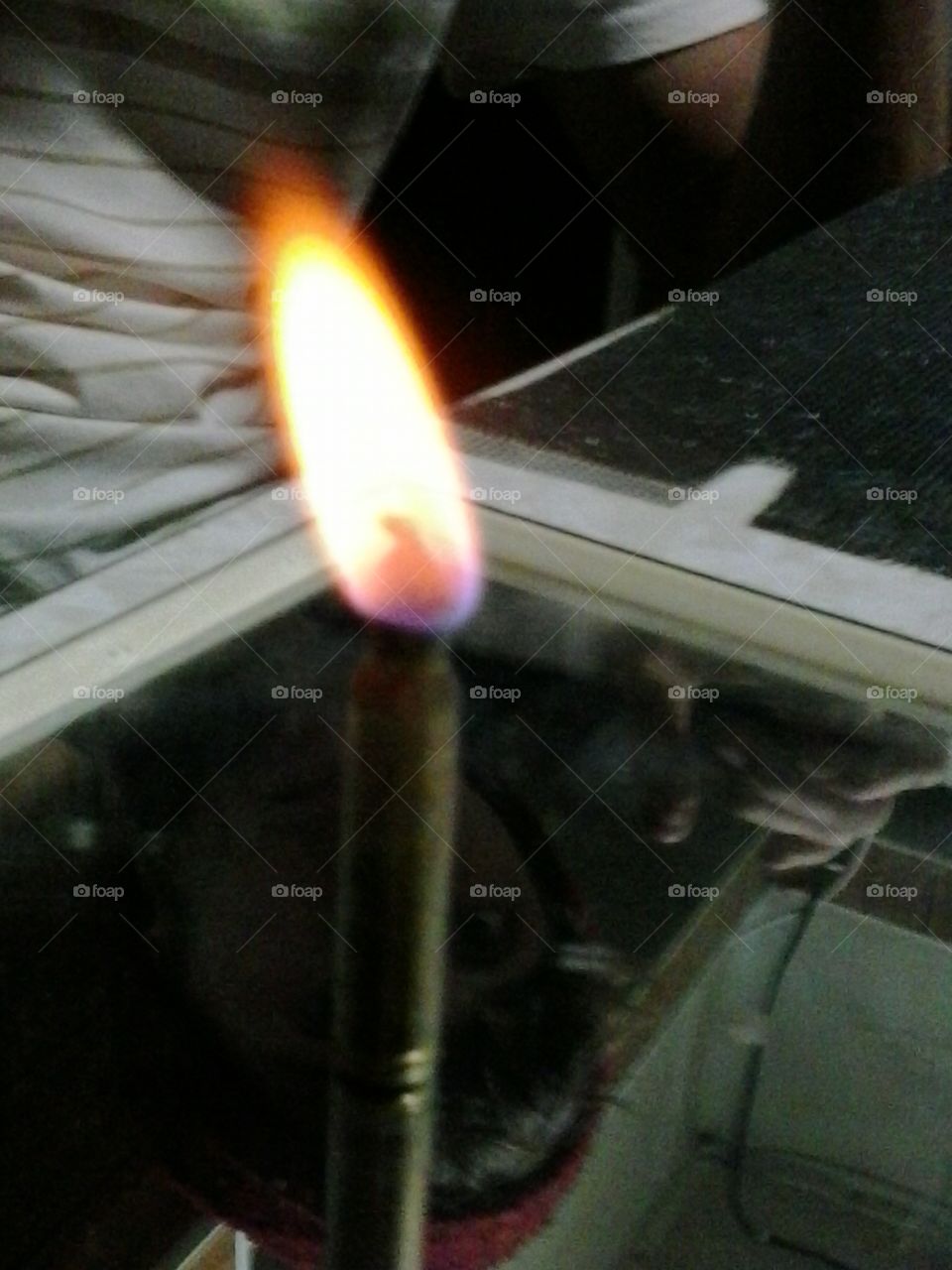 metho bullet shell  lighter. quick think when ya need a bit of flame