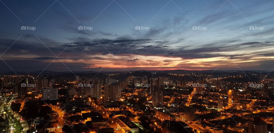 sunrise in Jundiaí - SP Brazil