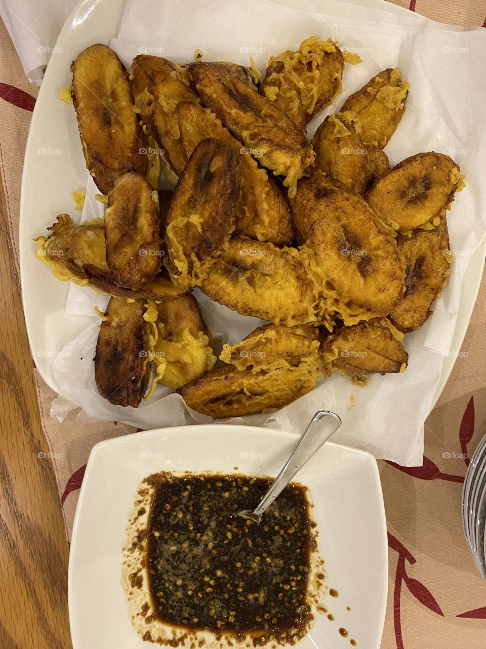 Delicious fried banana!