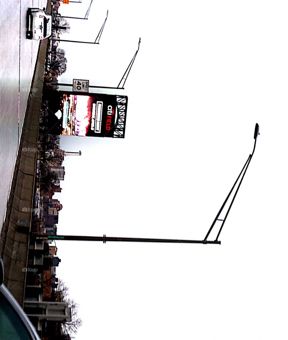 Citi Field view from highway