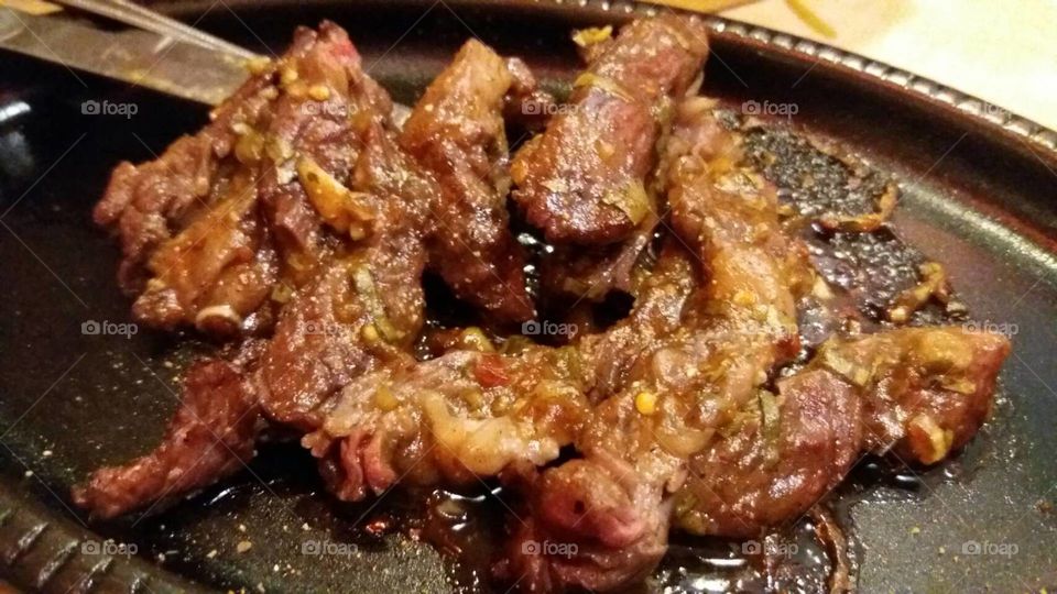 spicy pork grill