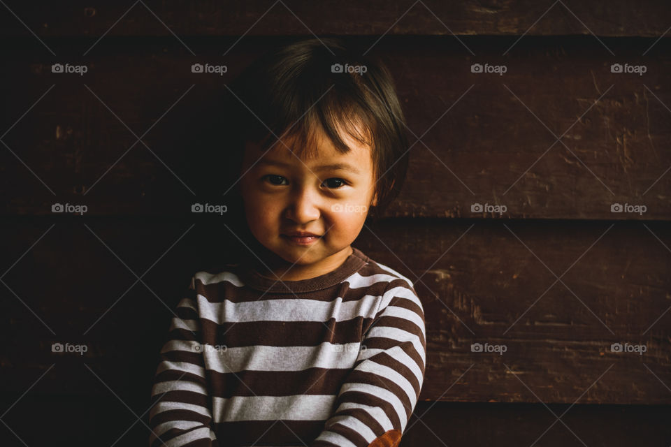 Portrait of a young girl