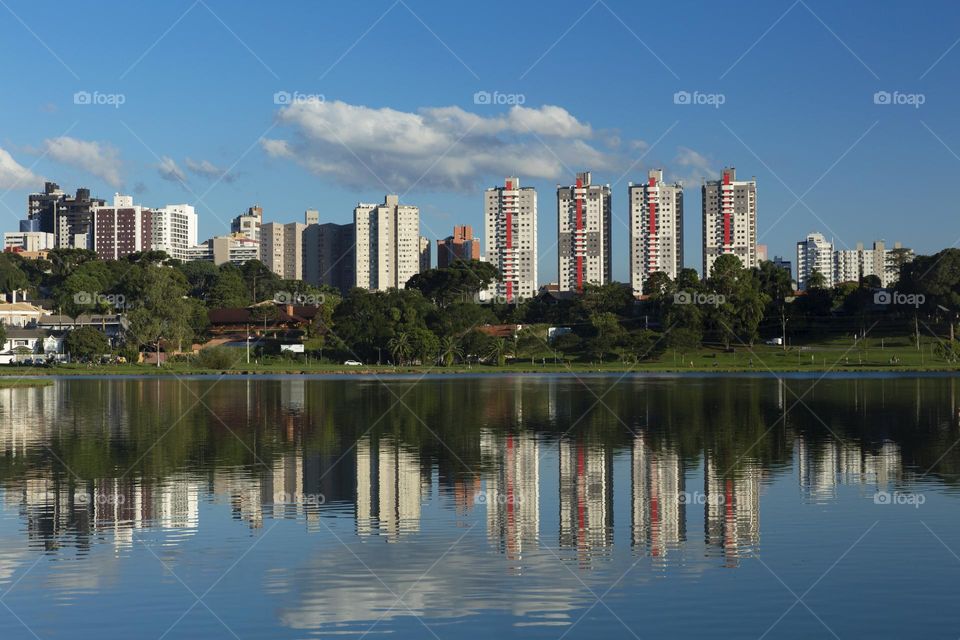 Barigui park in Curitiba Parana Brazil.