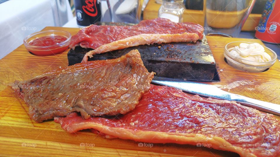 picanha on the rock,we are amazed about portugal and the food there