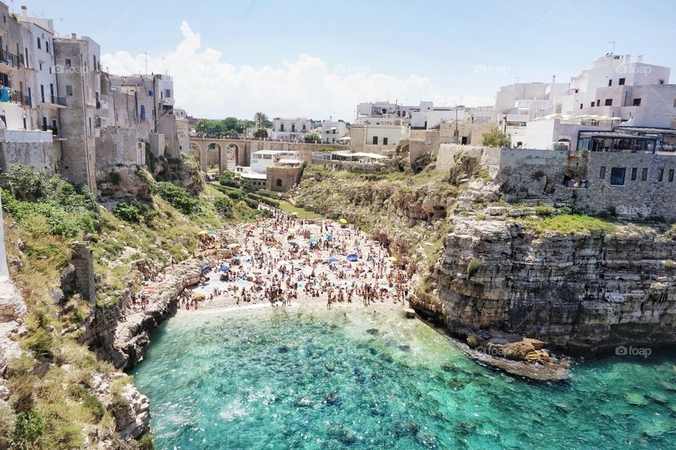 Polignano a mare beach