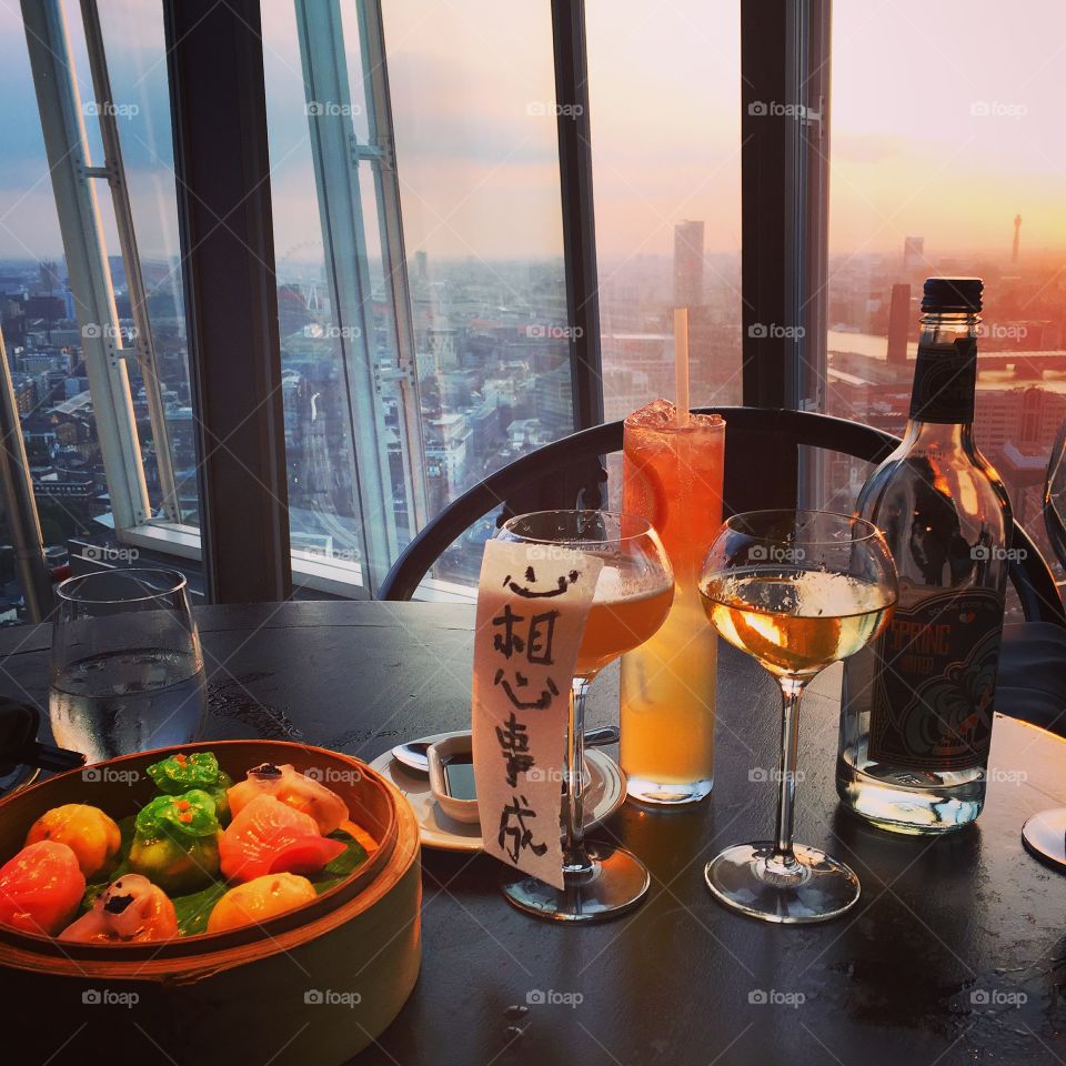 Cocktails at the Shard