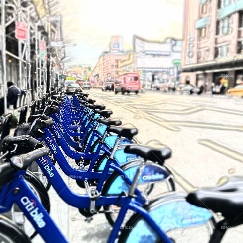 Bike, Wheel, Street, City, Shopping