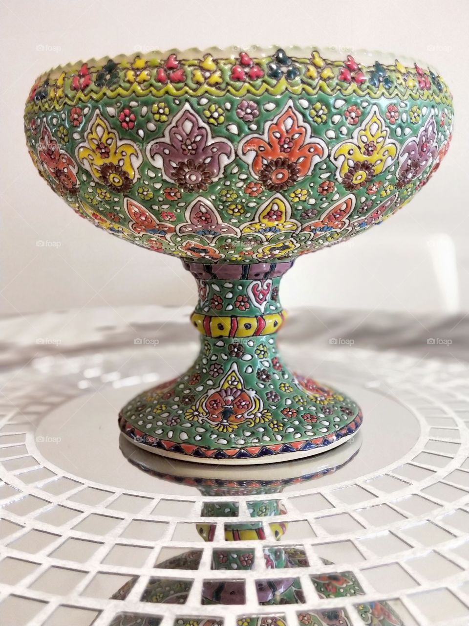 Handmade Ceramic . Persian