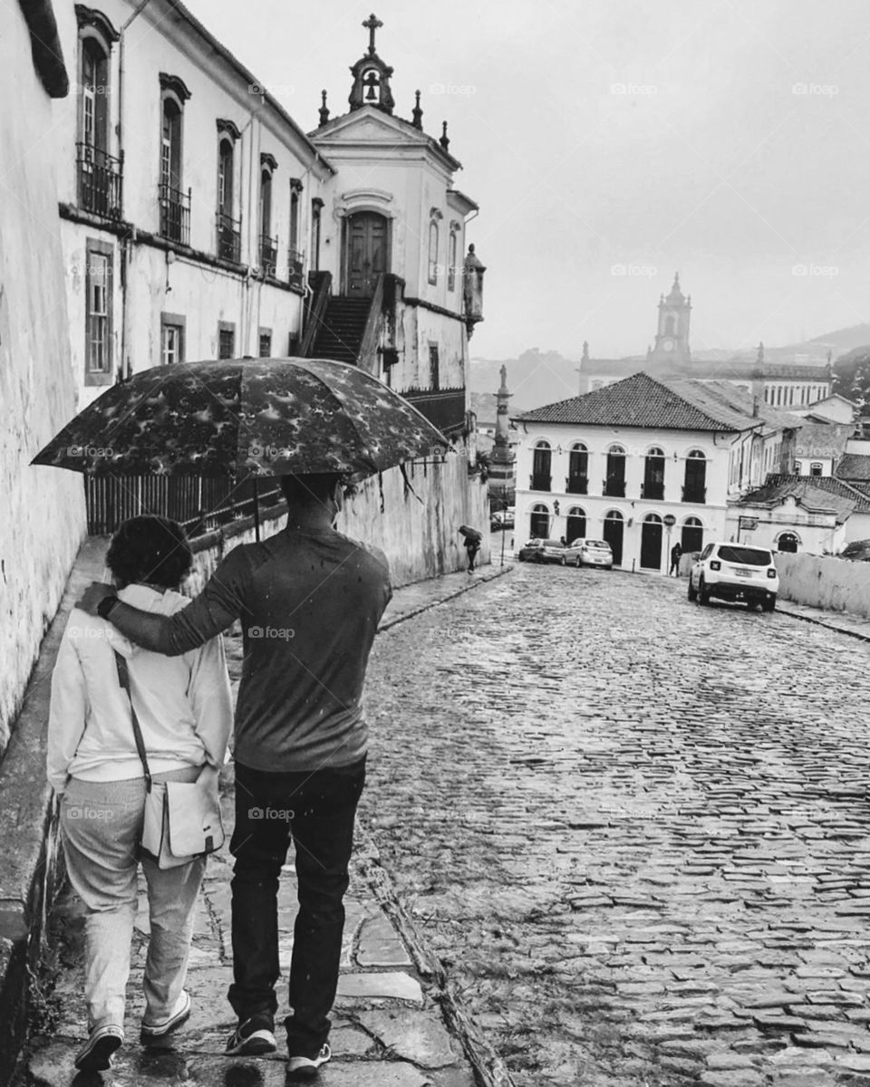 Historic city of Ouro Preto, Minas Gerais.