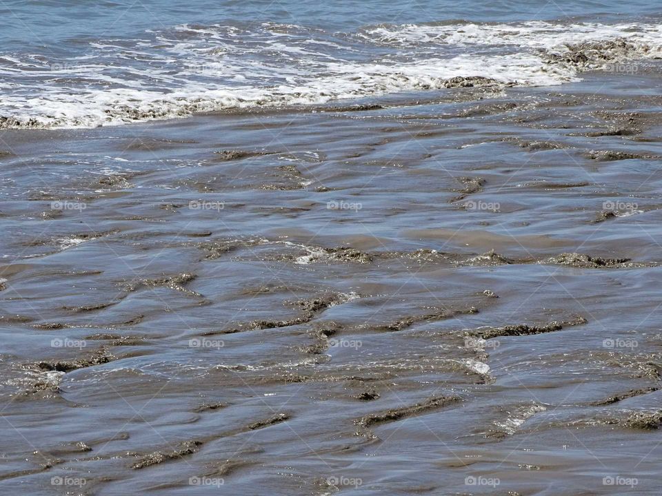 Reliefs on the beach
