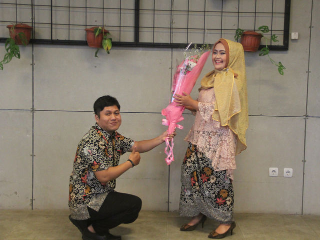 young couple in love