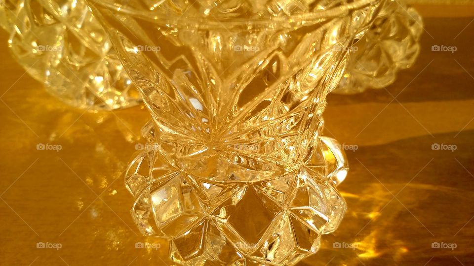 Golden glass