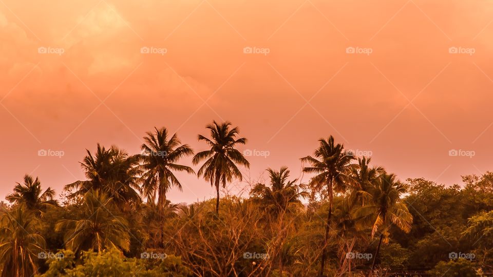 colourful sunset sky landscape photography 