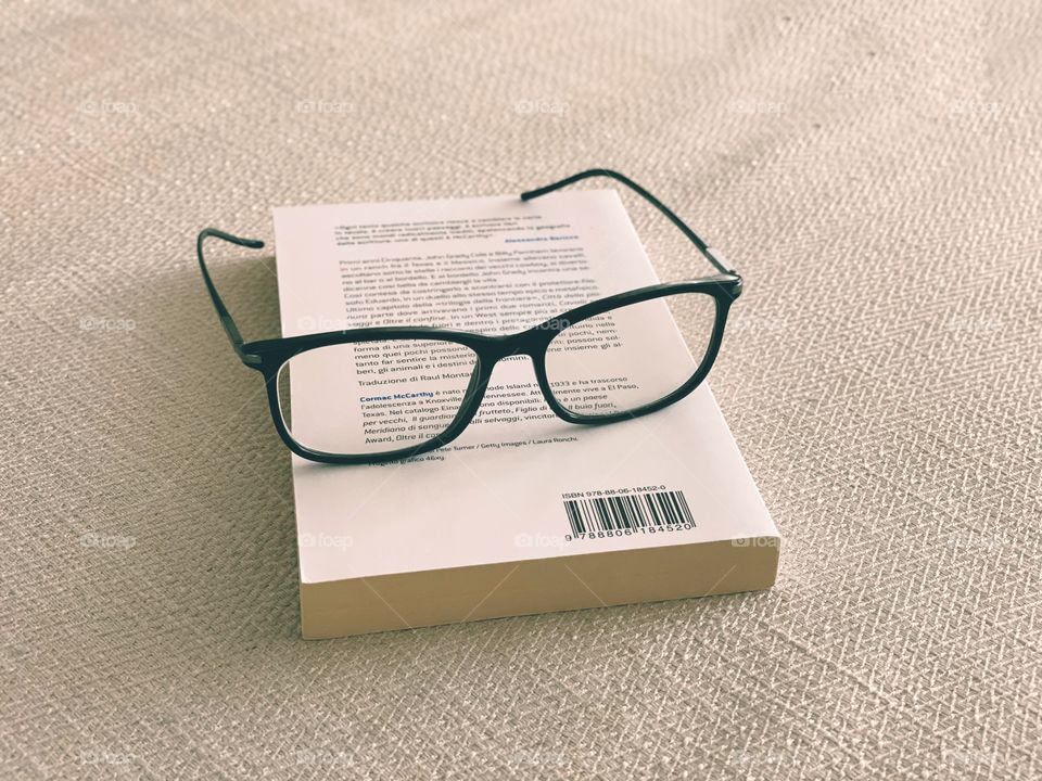 Book and glasses 