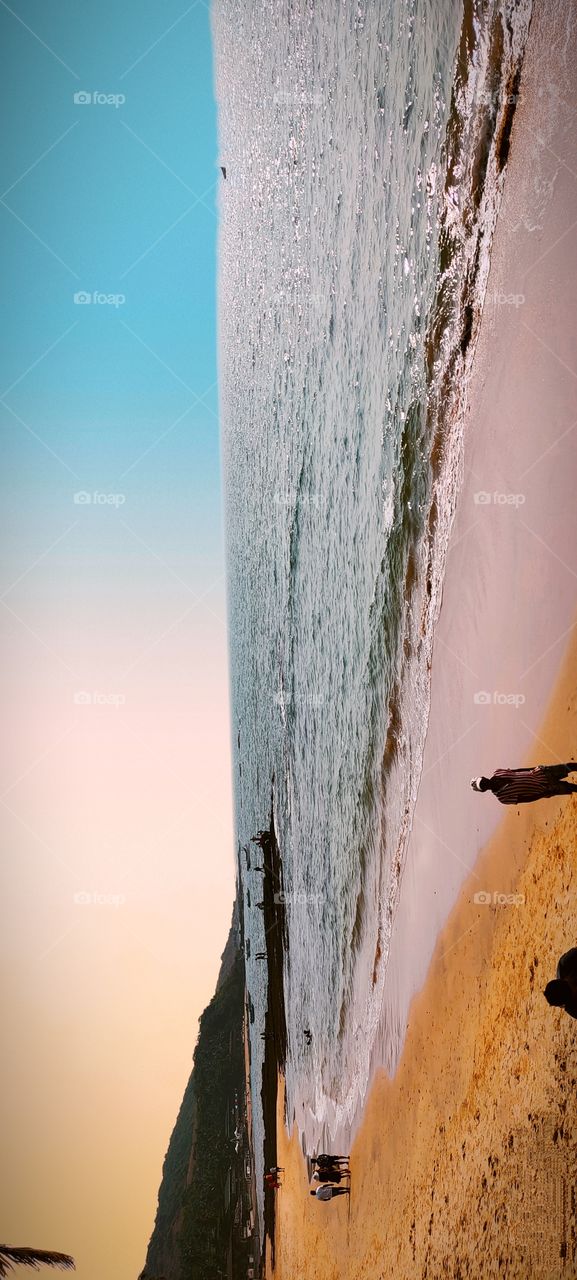 Baga Beach Goa enjoying weekend with friends