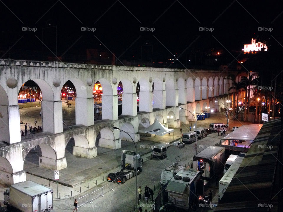 Lapa Archs in Rio . Famous Lapa Archs 