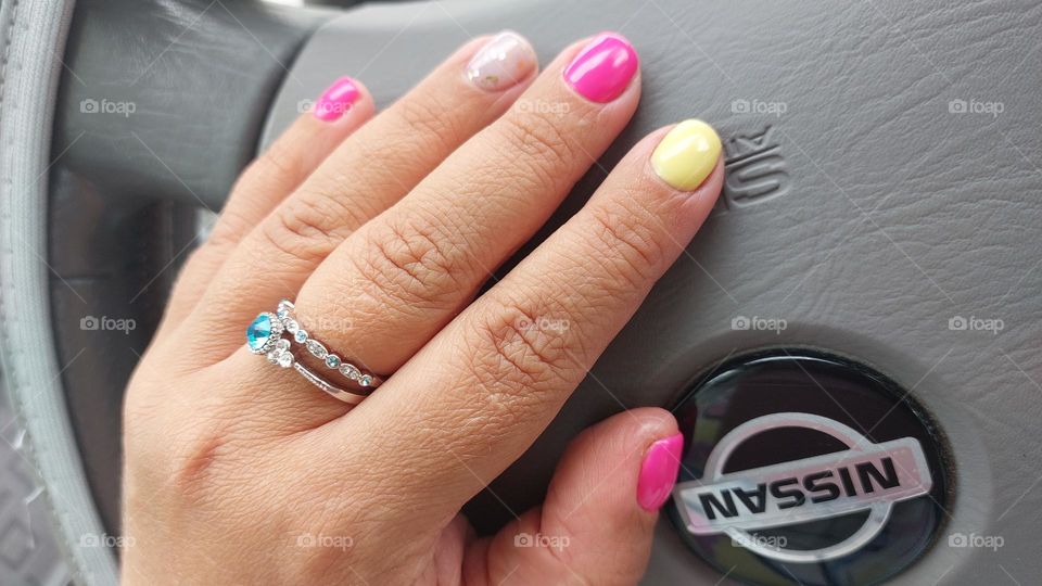 Colorful nails