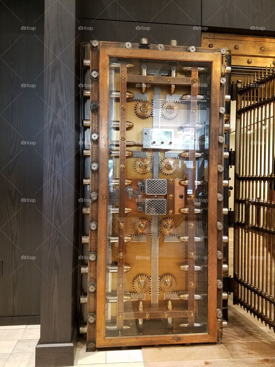 the locks of the vault