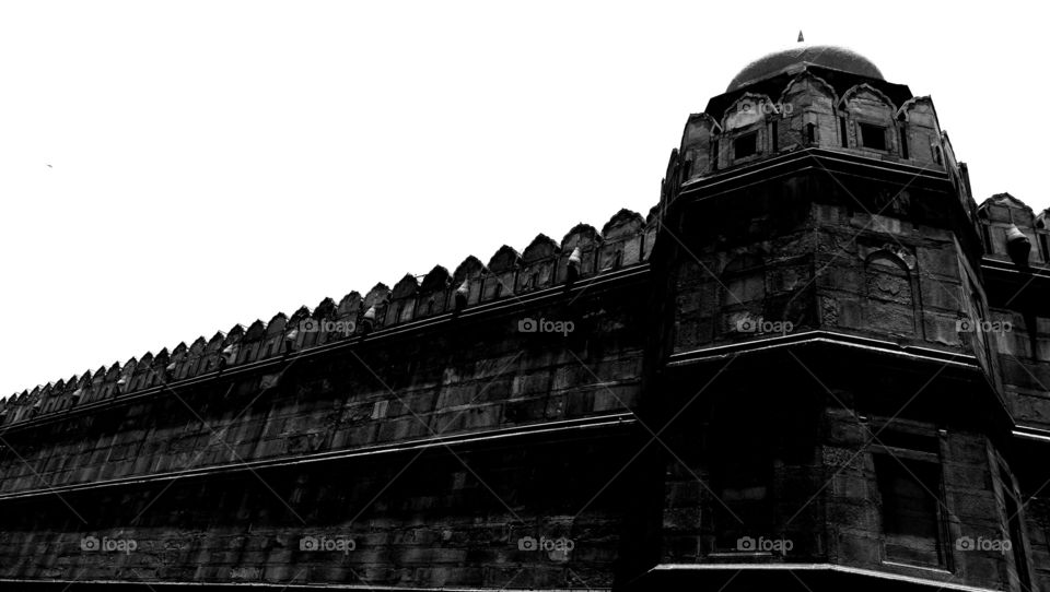 red fort, delhi, india