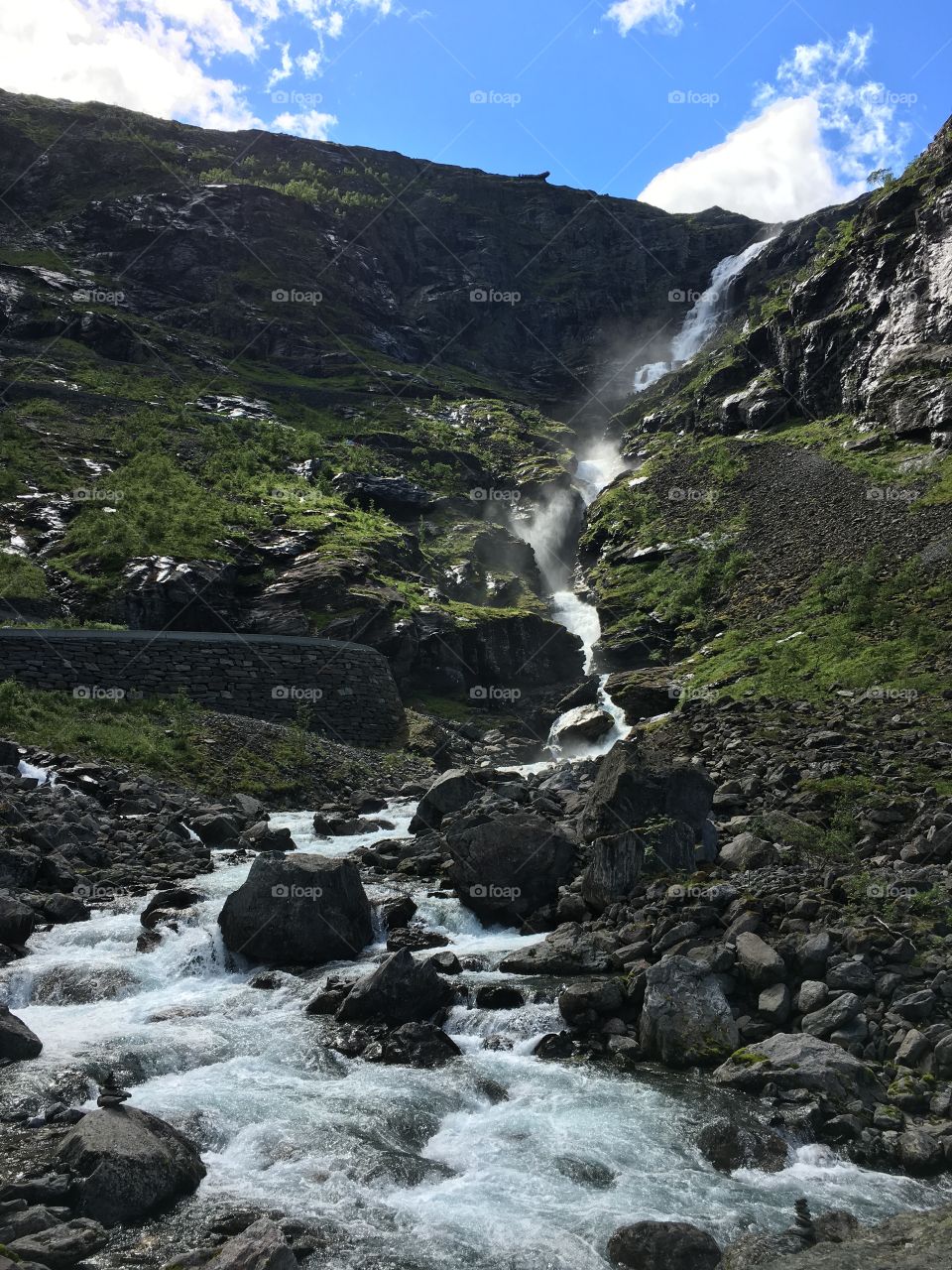 Water, No Person, River, Waterfall, Landscape