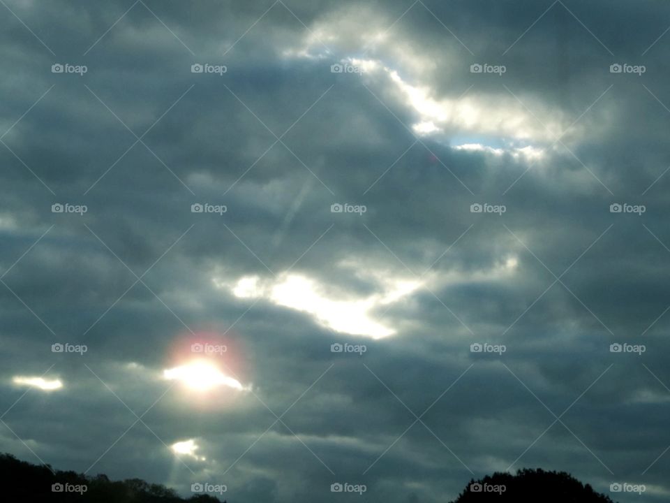 Clouds in the Sky way up High