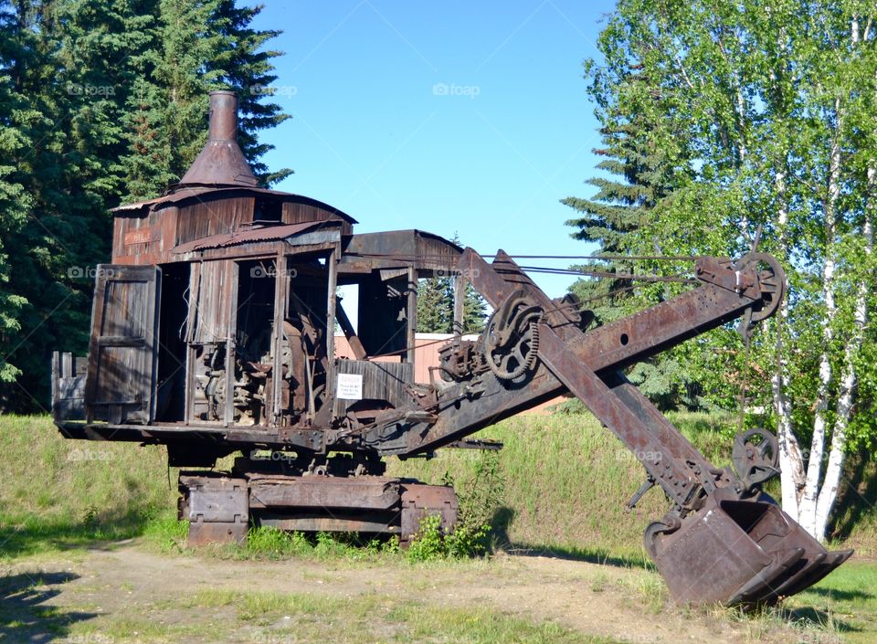 Vintage Steam Shovel
