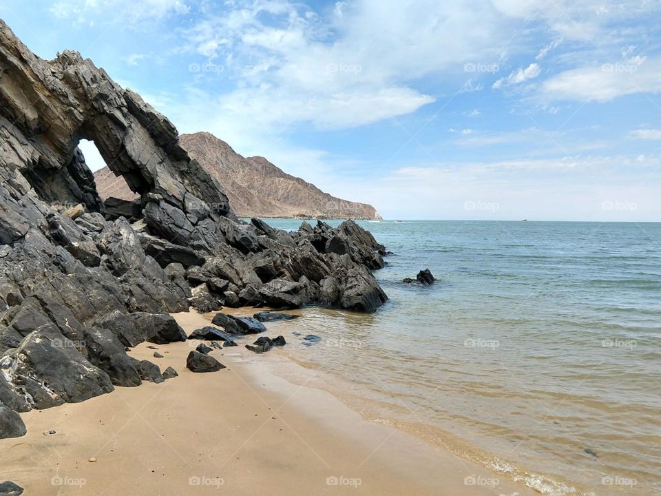 a landscape, a jump an eye visit