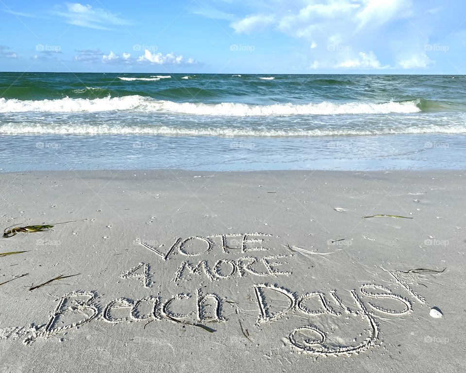  Vote for more Beach days
